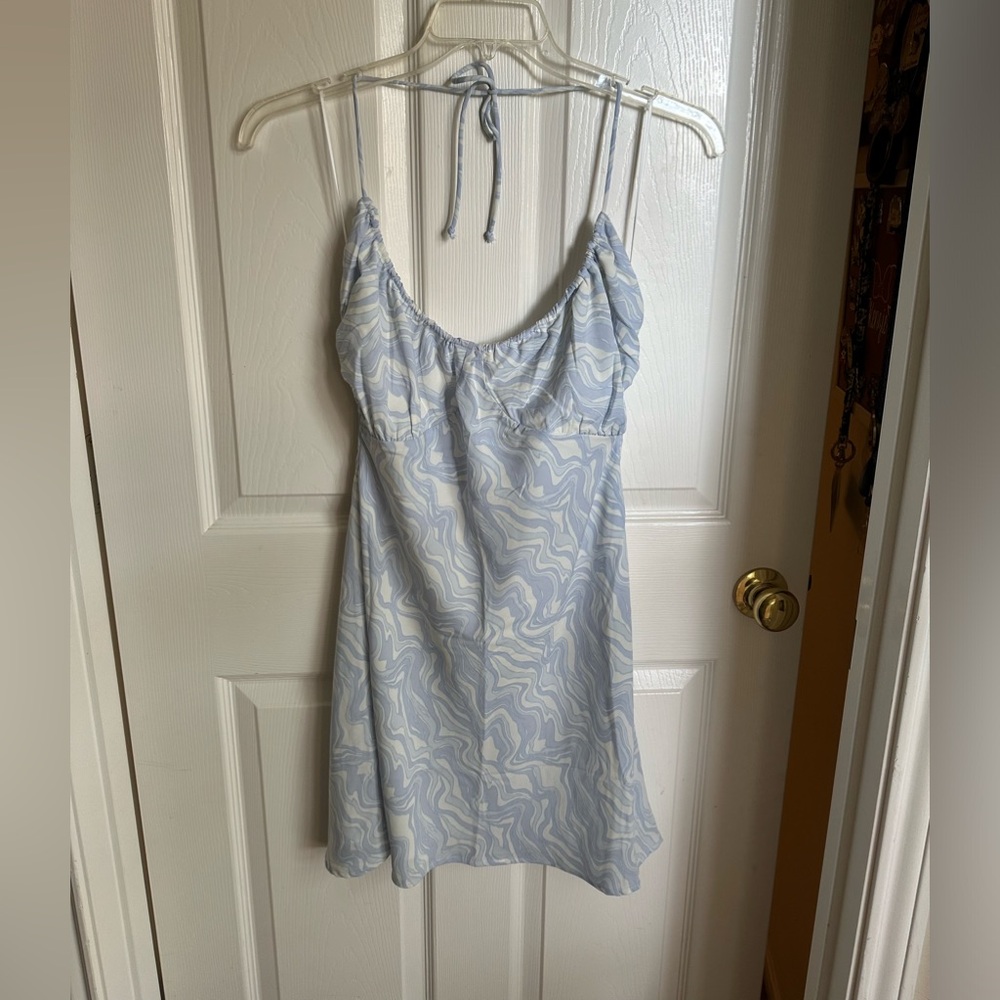 Tie-dye, pastel Abercrombie mini dress